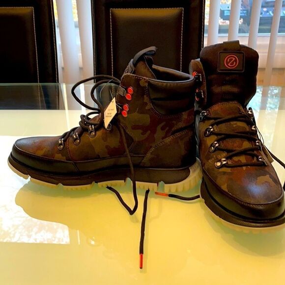 Cole Haan NWT zerogrand waterproof Camouflage boots very light and cool $250 - Picture 6 of 12